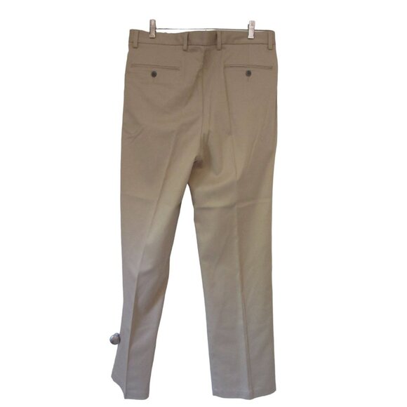 New w Tags, Men's Carribbean Beige khaki Front Pleated Pants, Sz 34 x 32" - Picture 5 of 8